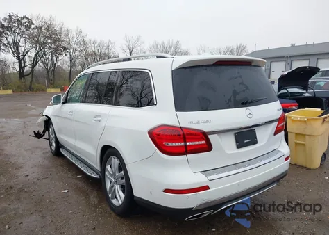 2017 Mercedes-Benz Gls 450 4Matic z USA, uszkodzony, nr VIN 4JGDF6EEXHA947488